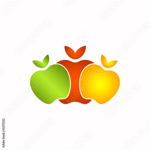 3 Apples Logo