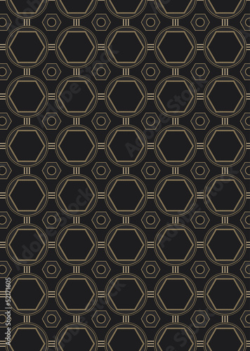 Seamless Art Deco Style Pattern