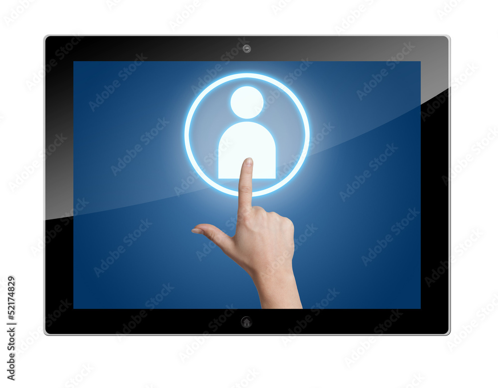 Tablet social media icon Tablet social media icon