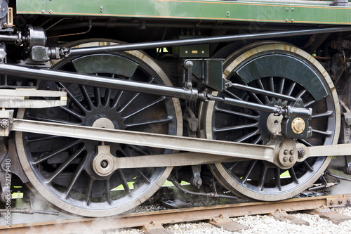 detail of steam locomotive, East Lancashire Railway, Lancashire