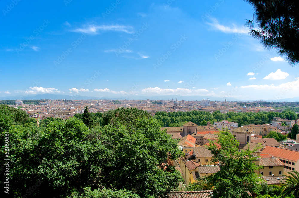 Roma Panorama from Gianicolo, Italy