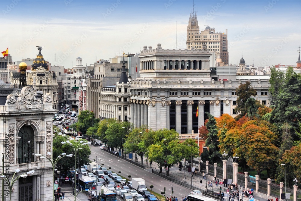 Madrid, Spain - obrazy, fototapety, plakaty 