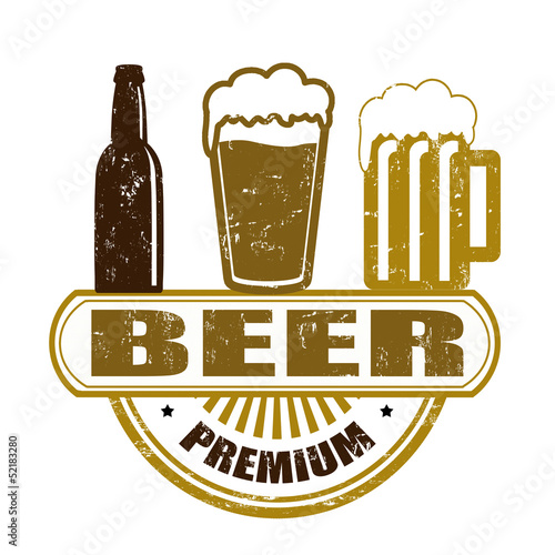 Premium beer stamp