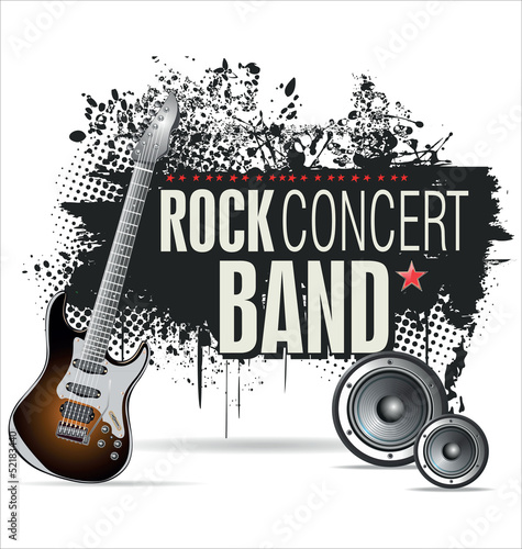 Rock concert poster #52183440