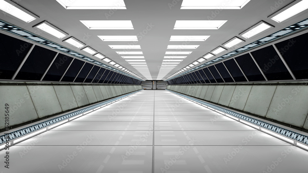 Obraz premium Futuristic interior