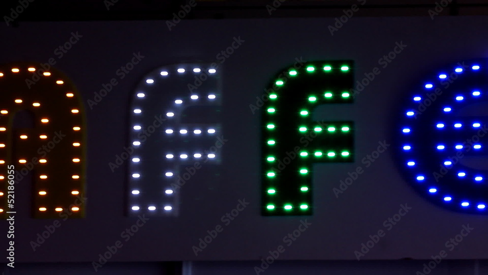 LED caffe sign LED caffe sign
