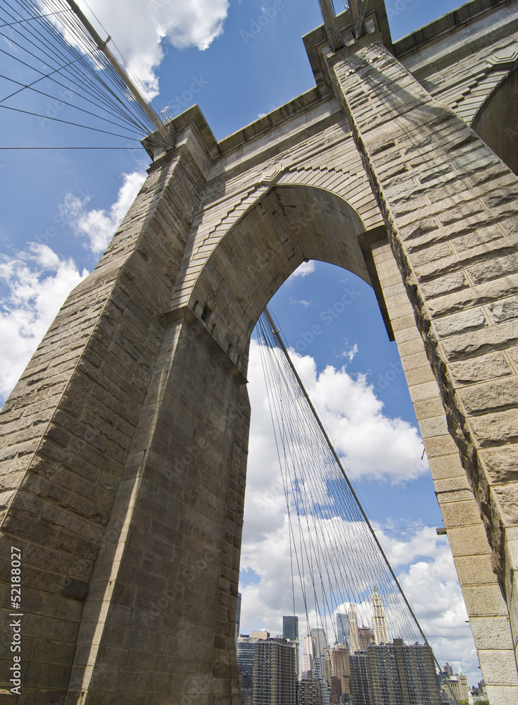Fototapeta premium Brooklyn Bridge Architecture