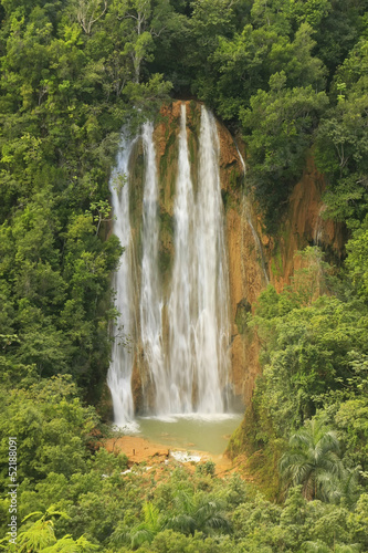 El Salto de Limon waterfall, Dominican Republic photo