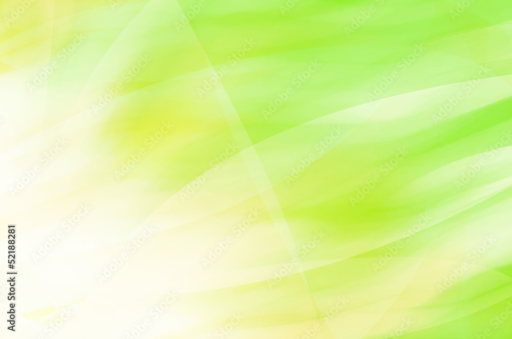 Naklejka premium abstract green curves background
