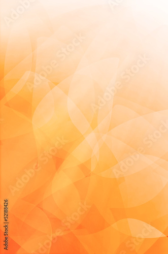 abstract orange curves background.