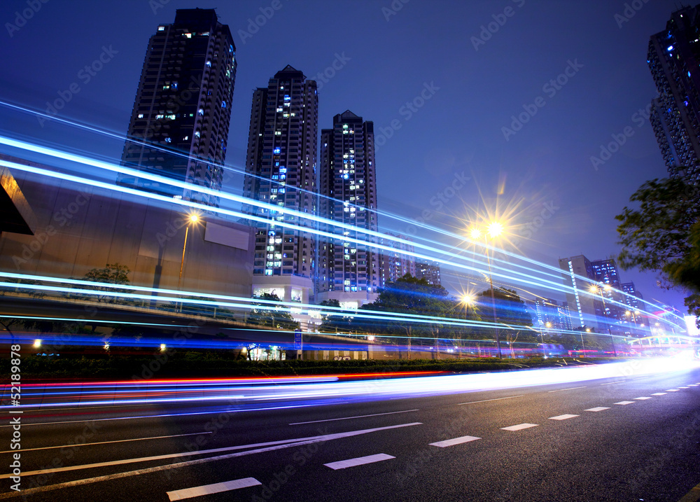 Obraz premium modern city at night