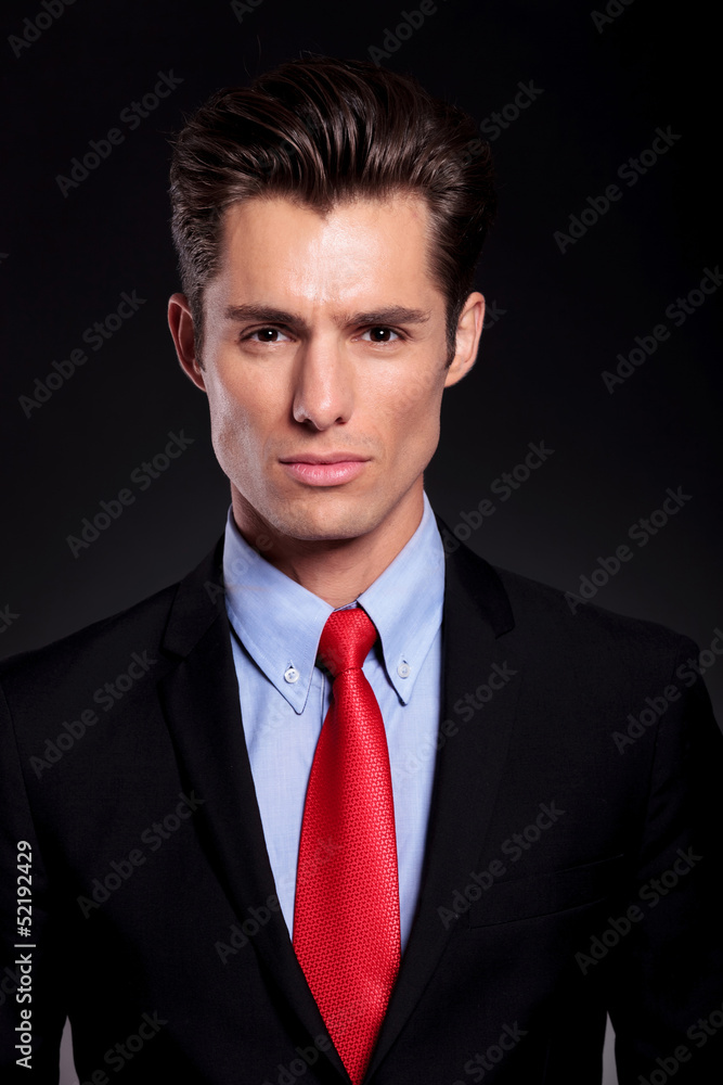 business man closeup business man closeup