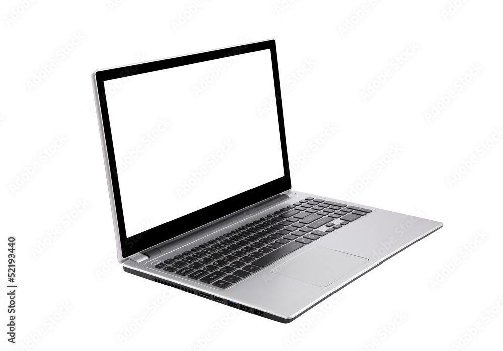 Laptop isolated on white with clipping path Laptop isolated on white with clipping path