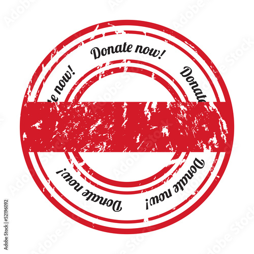 donate grunge rubber stamp with special design