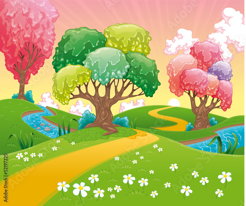 Fantasy landscape.