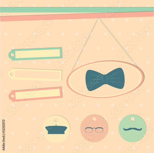 Greeting card template for Father's Day.
