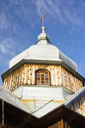 An old Orthodox church in Chmiel, Bieszczady Mountains photo