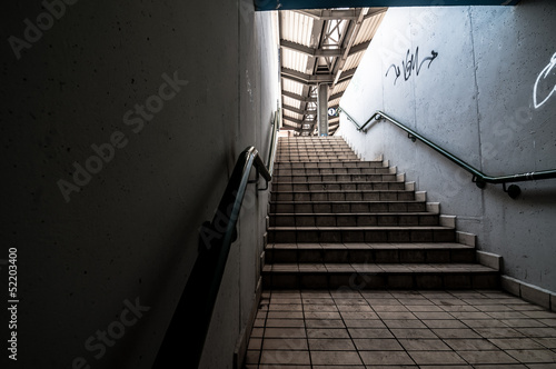 grunge stairway