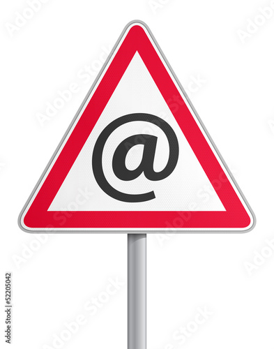 Panneau - Mails frauduleux