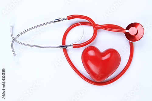 Heart and Stethoscope