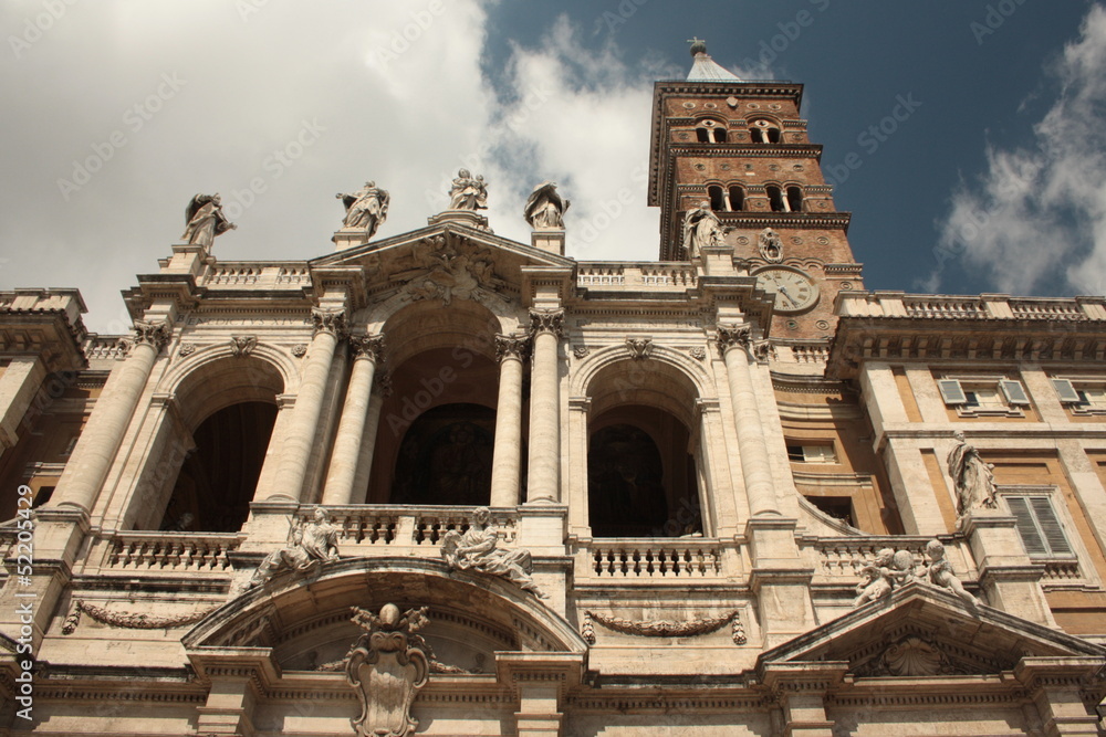 Roma, Santa Maria Maggiore, prospetto 