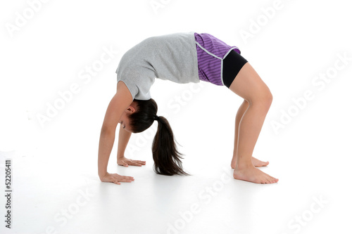 Girl in Yoga Pose