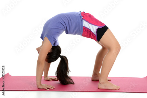 Fototapeta Girl in Yoga Pose