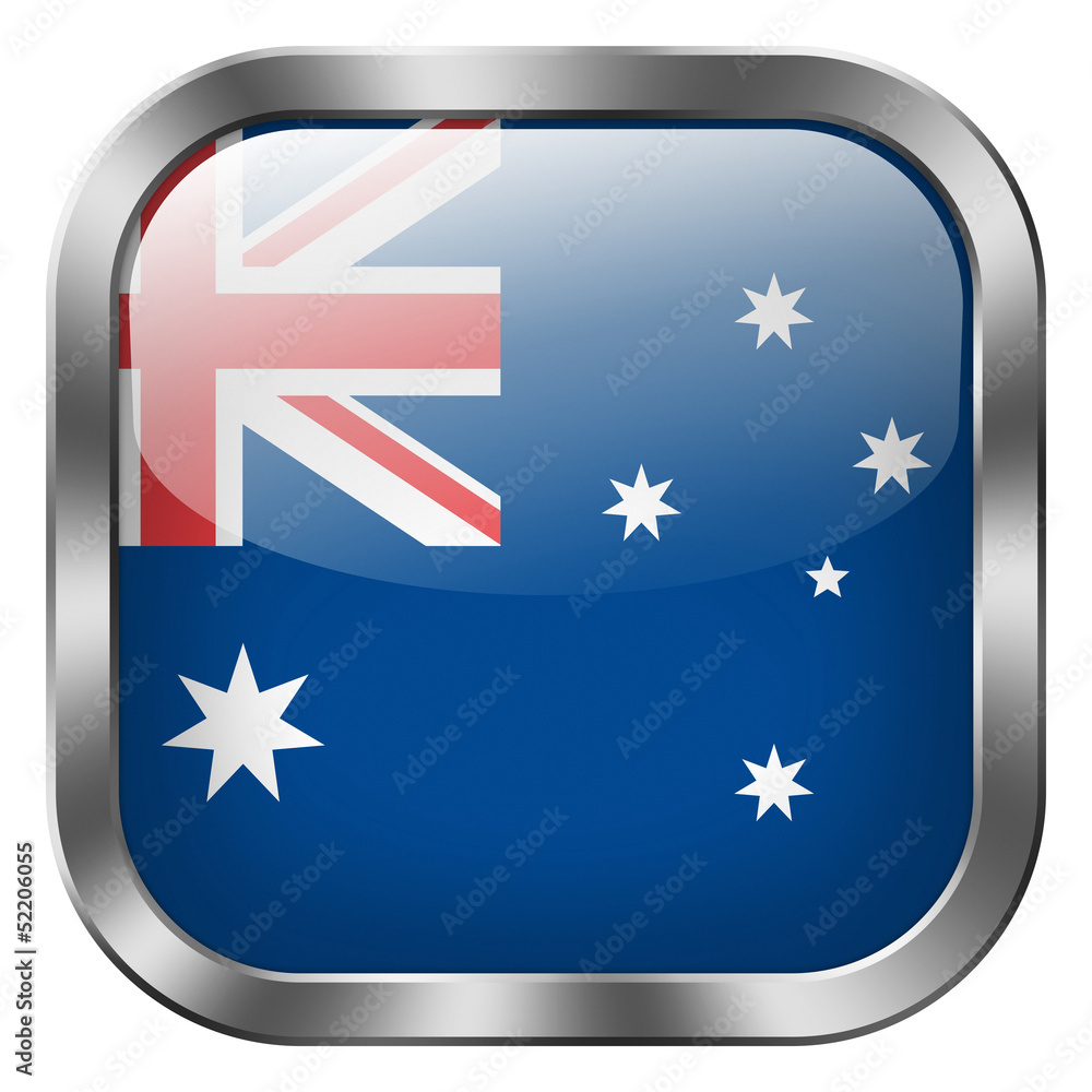 australia square metal button australia square metal button