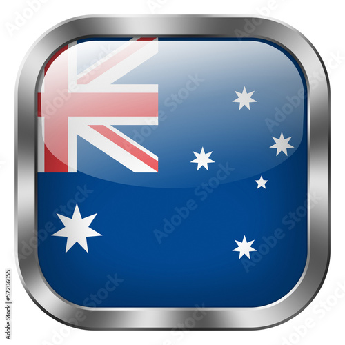 Free Download australia square metal button - GFXLoad