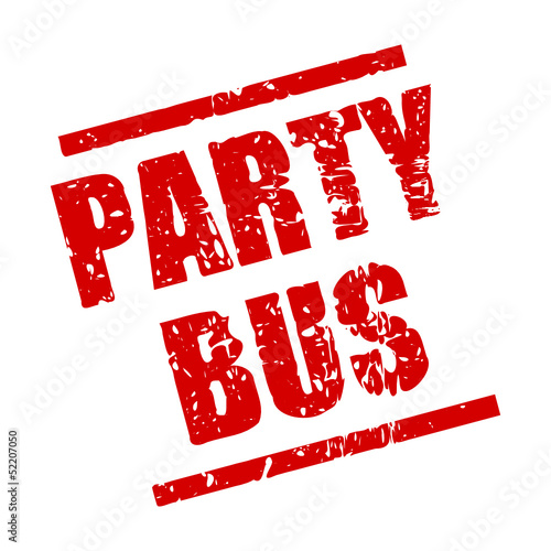 stempel eckig party bus I