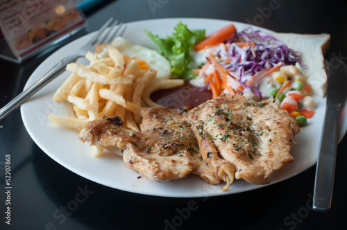 Chicken Steak.