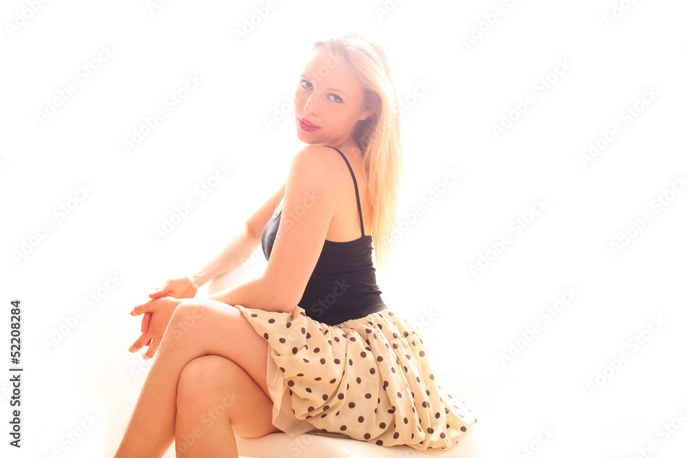 Fototapeta premium attraktive junge Frau