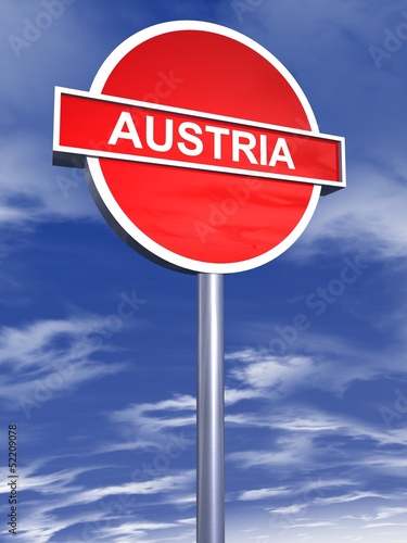 austria sign traffic