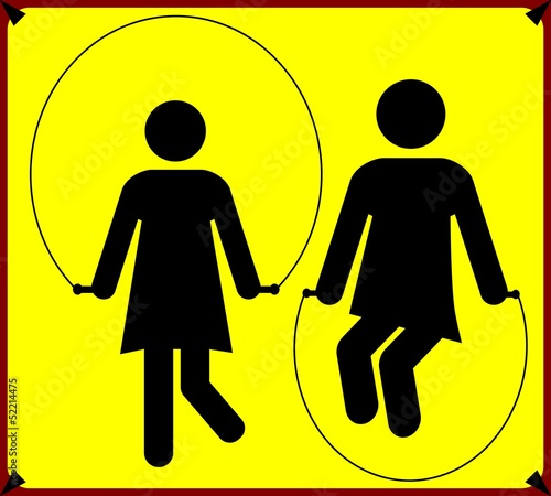 ICONA LOGO SALTO CON LA CORDA