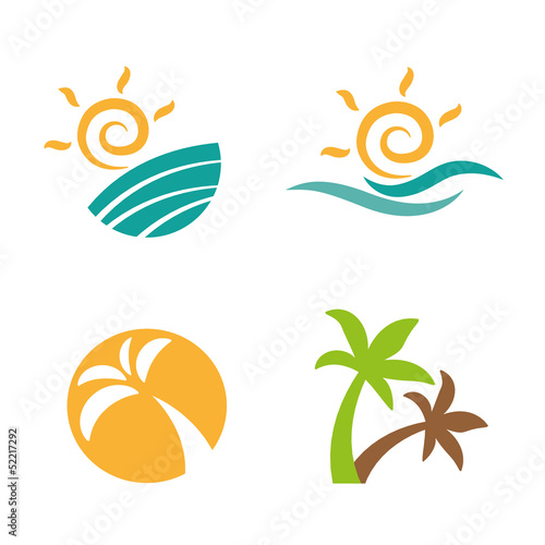Logotipo Sol y Palmeras
