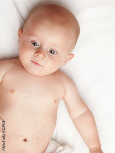 baby boy in diaper