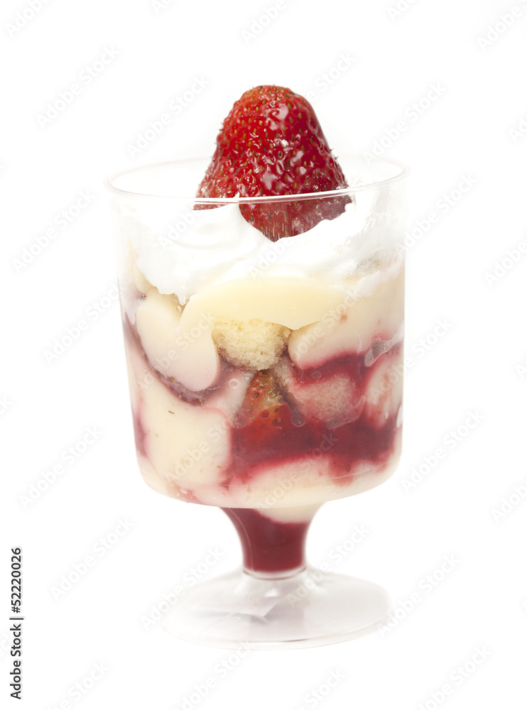Dessert made from milk isolated on white background Dessert made from milk isolated on white background