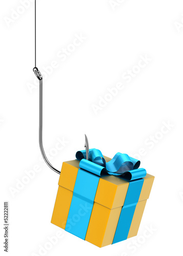 Gift on hook