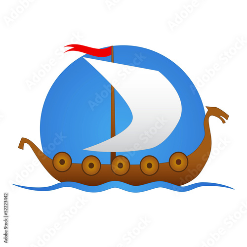 Viking boat Drakkar