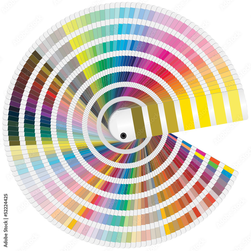 Fototapeta premium ruota pantone globale