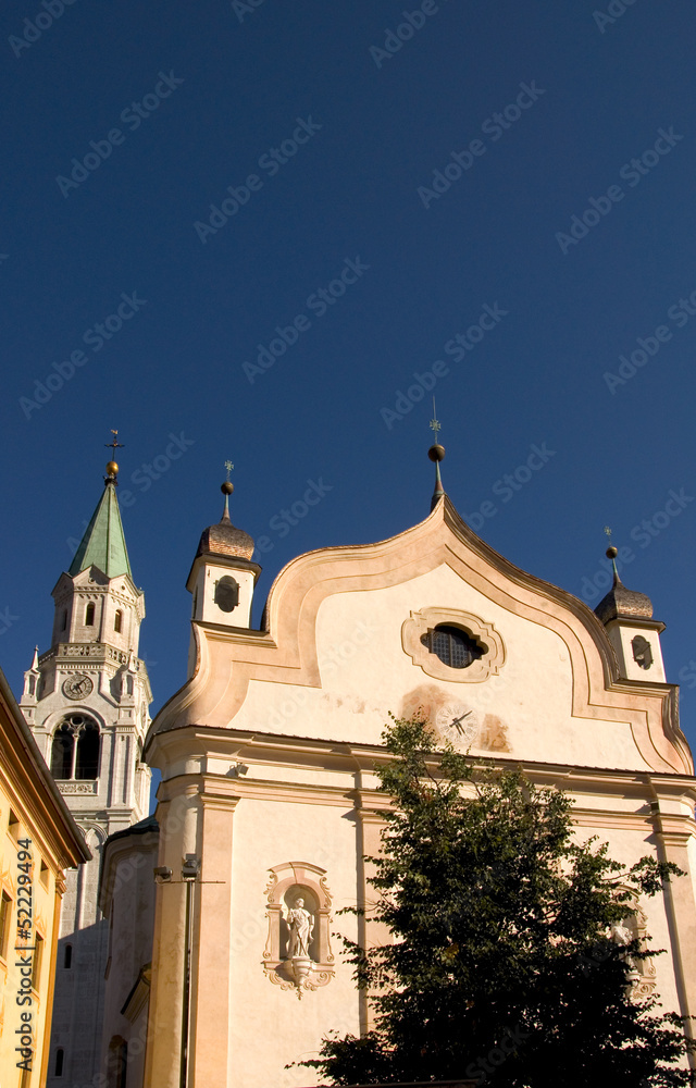 Kirche in Cortina d´Ampezzo - Dolomiten - Alpen