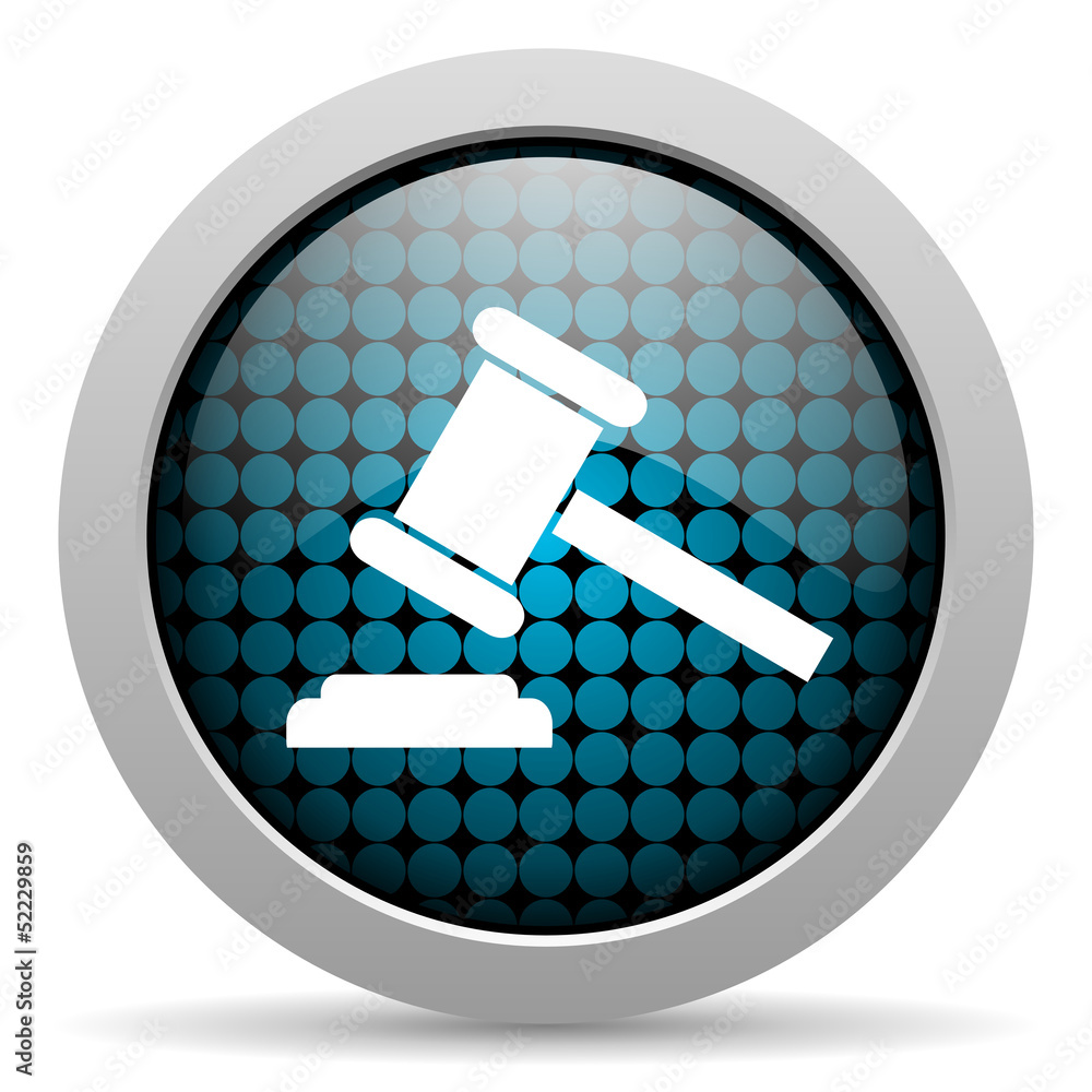 law glossy icon