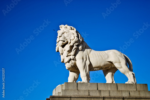 Lion statue