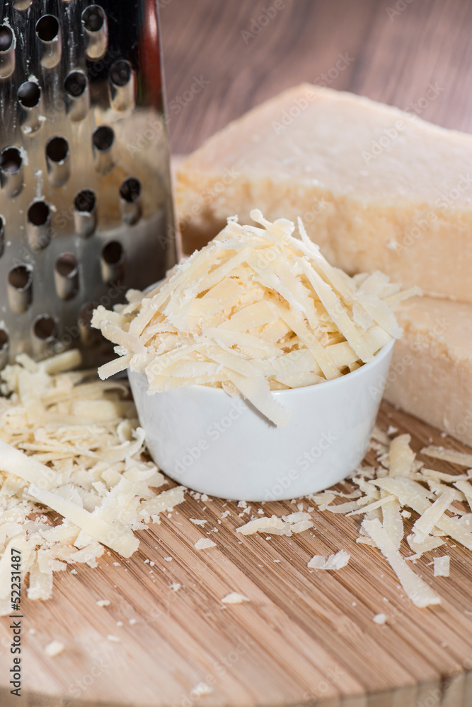 Portion of Parmesan Cheese Portion of Parmesan Cheese