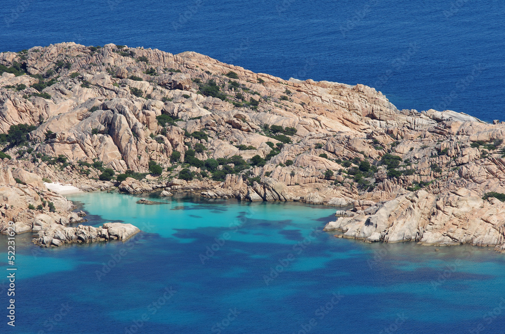 Fototapeta premium cala coticcio - la maddalena