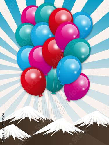 ballons montagnes