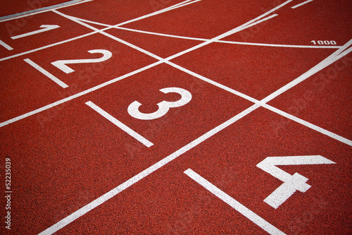 Athletics Start track lanes © difught