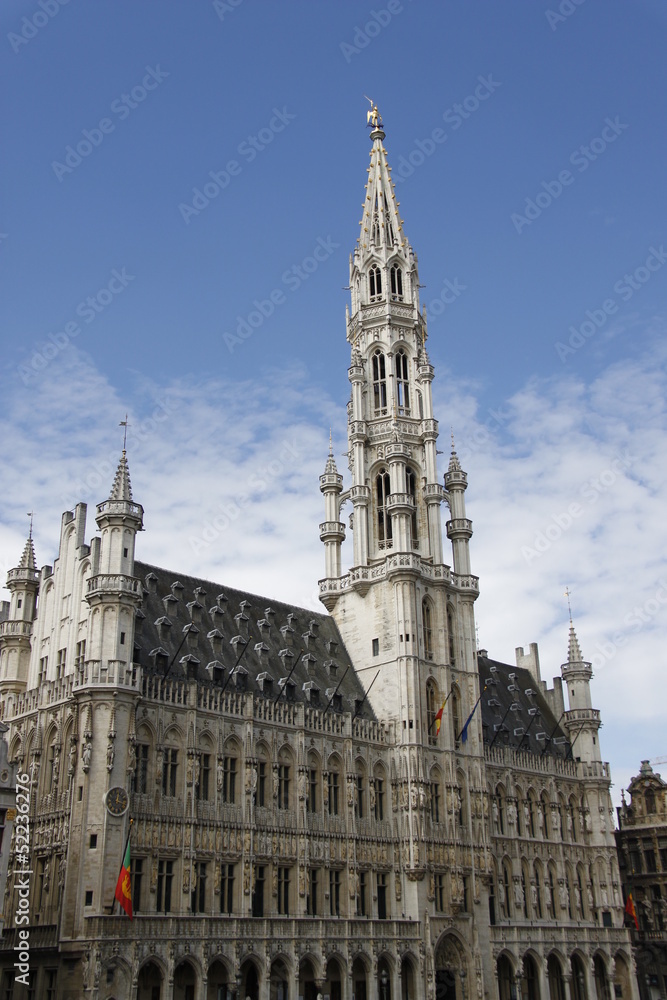 Hôtel de ville sur la Grand Place à Bruxelles, Belgique