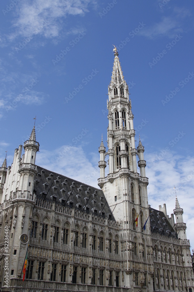 Hôtel de ville sur la Grand Place à Bruxelles, Belgique