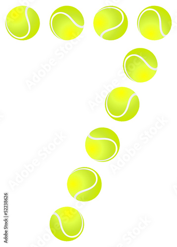 Tennis Ball Set Number 7